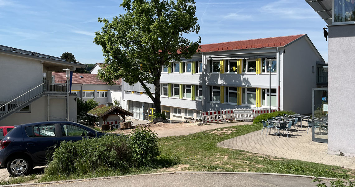 Schulzentrum Leinzell – Farbgestaltung Fassade