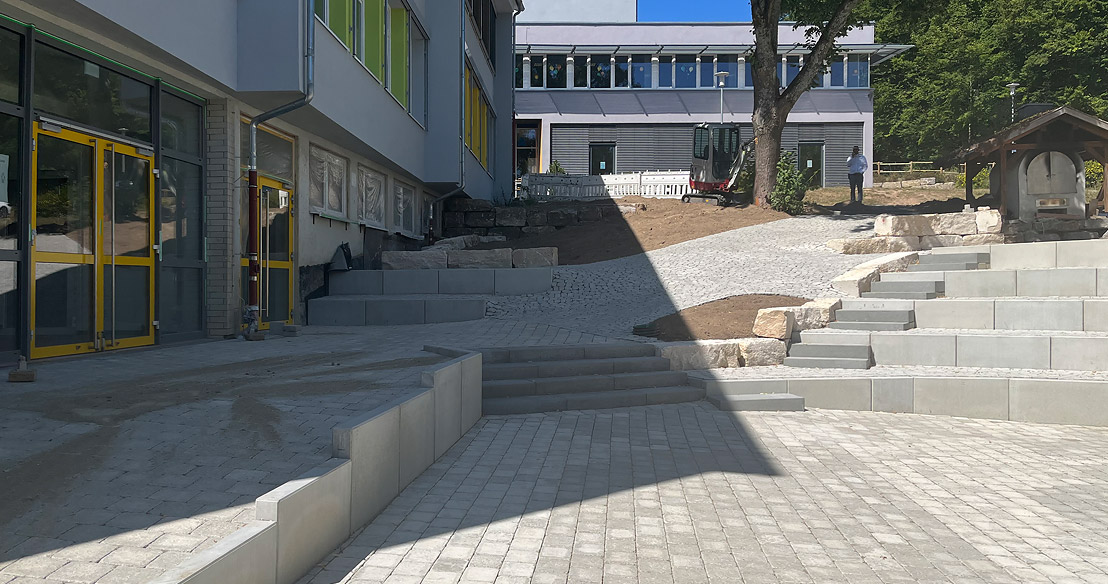 Schulzentrum Leinzell – Innenhofgestaltung