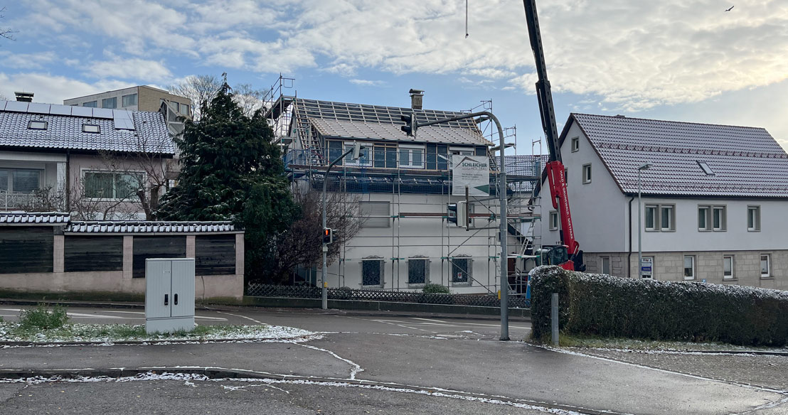 Wohnhaus Leinzell – Dachsanierung und Gaubenerweiterung